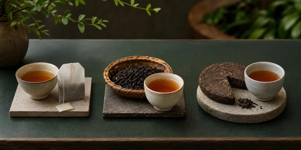 Beyond the Tea Ladder: Bagged, Loose-Leaf, Specialty, and Aged Tea